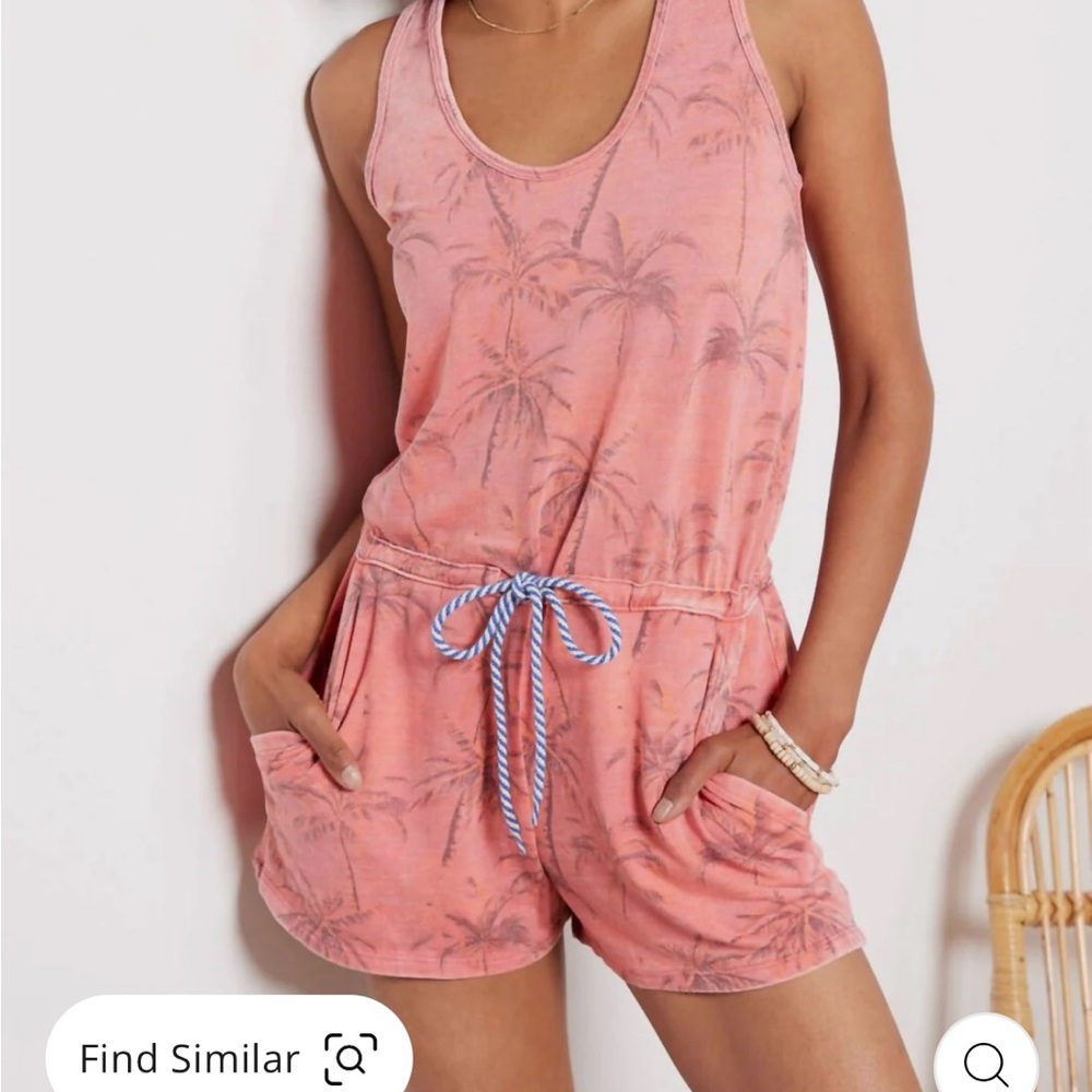 Sundry Palm Romper
